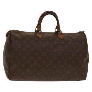 LOUIS VUITTON Monogram Speedy 40 Hand Bag M41522 LV Auth 135172